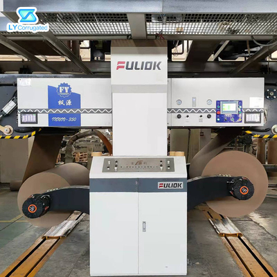 2200mm ঢেউতোলা পিচবোর্ড উত্পাদন লাইন PLC কন্ট্রোল Corrugator Splicer