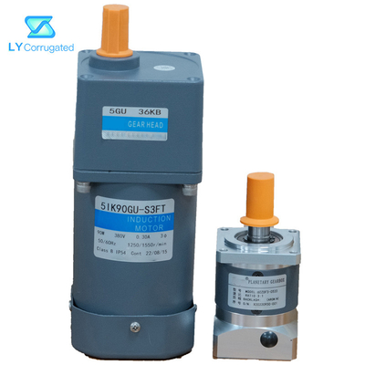তিন ফেজ কার্টন মেশিন খুচরা যন্ত্রাংশ 90W AC গিয়ার ইন্ডাকশন মোটর
