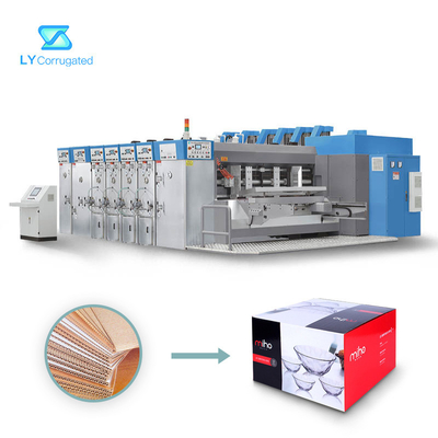3600mm Flexo প্রিন্টার স্লটার মেশিন, PLC স্বয়ংক্রিয় Flexo প্রিন্টিং মেশিন