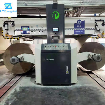 ঢেউতোলা উত্পাদন লাইনের জন্য বায়ুসংক্রান্ত ব্রেক উচ্চ গতির অটো রোল স্প্লাইসার