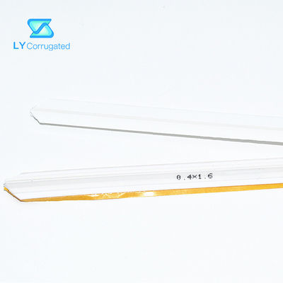 0.3*1.4 মিমি বক্স মেকিং ফ্ল্যাটবেড ডাই কাটিং মেশিন পার্টস ডাবল চ্যানেল ক্রিজিং ম্যাট্রিক্স